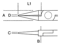 Beta Tools Model 1173  Bm-Round Short Nose Pliers Bi-Material