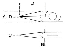 Beta Tools Model 1175  Bm-Half-Round Short Nose Pliers