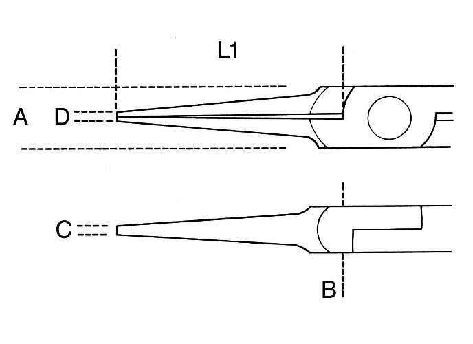 Beta Tools Model 1178  Bm-Smooth Long Needle Nose Pliers