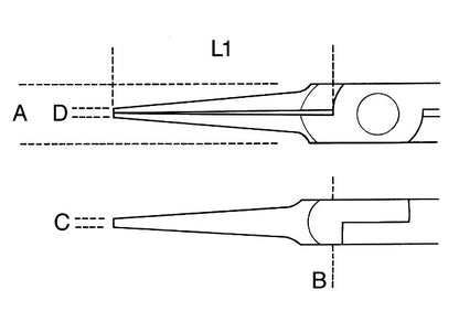 Beta Tools Model 1178  Bm-Smooth Long Needle Nose Pliers