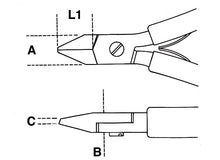 Beta Tools Model 1182  Bm-Diagonal Semi-Flush Cutting Nippers