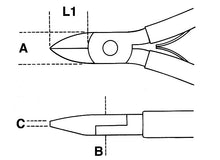 Beta Tools Model 1188  Bm/1-Diagonal Axial Cutting Nippers