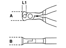 Beta Tools Model 1190  Bm-End Semi-Flush Cutting Nippers