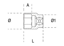Beta Tools Model 920  A22mm-Hexagon Hand Sockets
