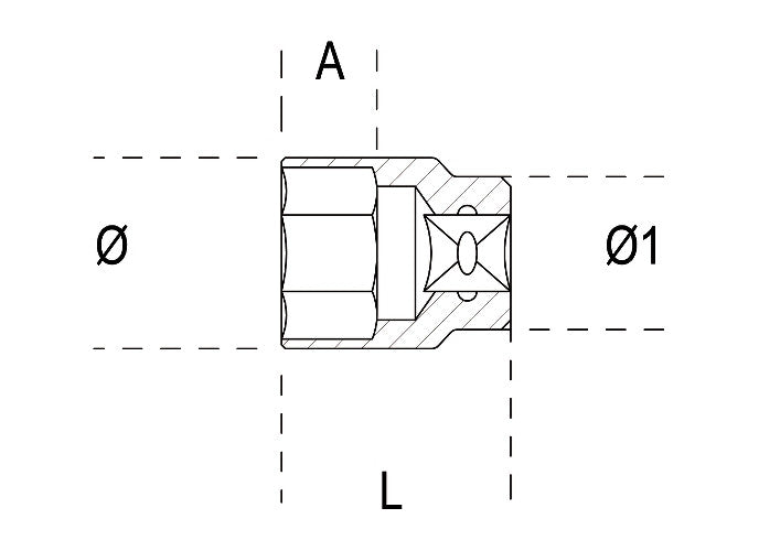 Beta Tools Model 920  A8mm-Hexagon Hand Sockets