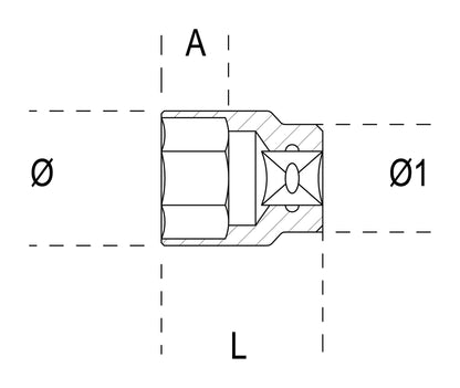 Beta Tools Model 910  B11mm-Bi-Hexagon Hand Sockets