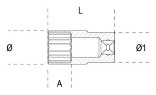 Beta Tools Model 900  As/L9/32-Hexagon Hand Sockets Long