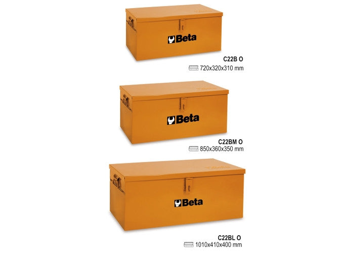 Beta Tools Model C22  B-O-Empty Tool Trunk Orange