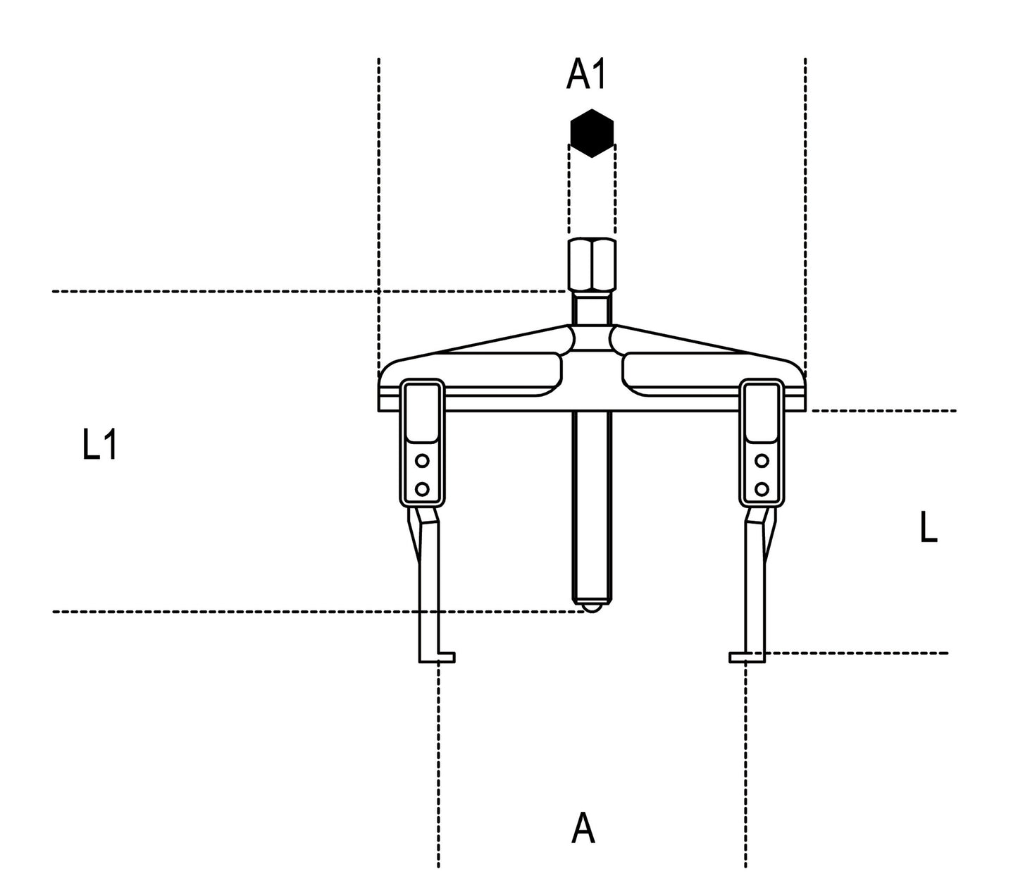 Beta Tools Model 1501  1-Thin Leg Pullers