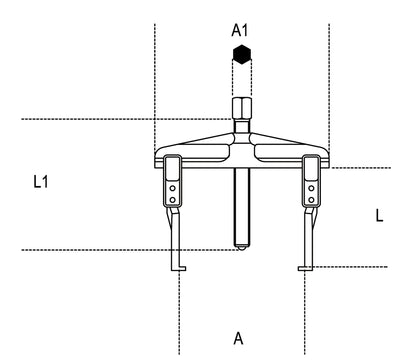 Beta Tools Model 1501  1-Thin Leg Pullers