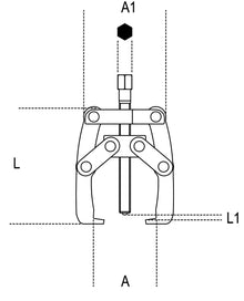 Beta Tools Model 1506  Two-Leg Self-Locking Puller