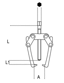Beta Tools Model 1515  2-Pullers with Two Floating Legs