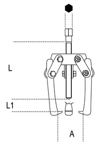 Beta Tools Model 1516  1-Pullers with Three Floating Legs