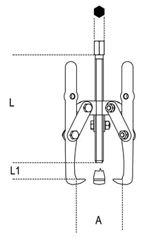Beta Tools Model 1518  1-Three-Leg Pullers