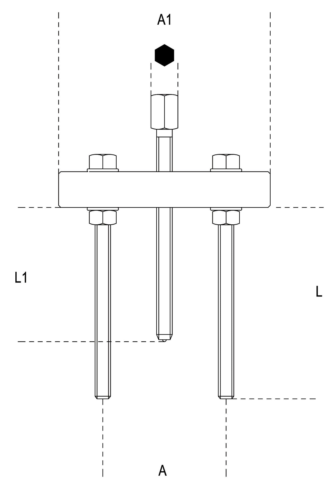 Beta Tools Model 1533  5-Pullers for Separators 1534