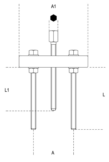 Beta Tools Model 1533  5-Pullers for Separators 1534