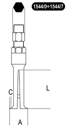 Beta Tools Model 1544  A-Two-Leg Internal Extractors