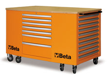 Beta Tools Model C31  O-Mobile Workstation 28 Drawers Orange