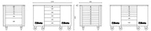 Beta Tools Model C31  R-Mobile Workstation 28 Drawers Red