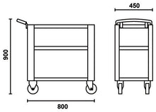Beta Tools Model C51  G-Easy Trolley Grey