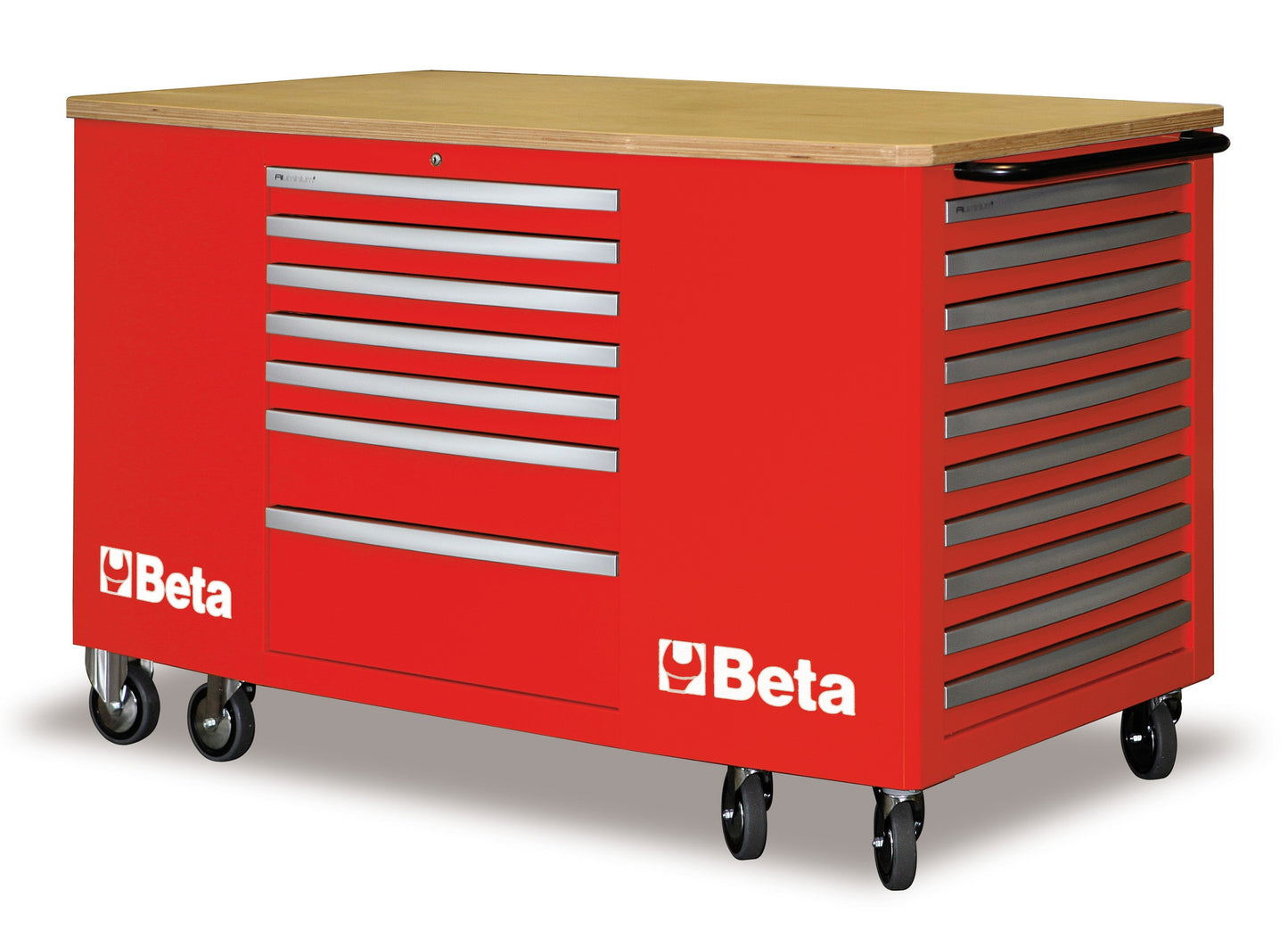 Beta Tools Model C31  R-Mobile Workstation 28 Drawers Red