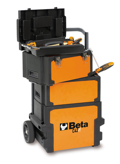 Beta Tools Model C42  H-Three-Module Tool Trolley