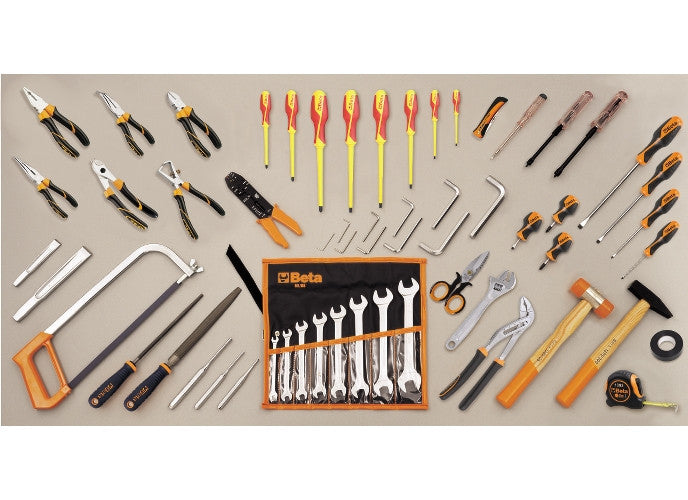 Beta Tools Model 2032T  Et/A-Trolley + 60Pcs for Electrotechnical