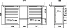 Beta Tools Model C59  B-R-Endurance Workbench 6 Drawers