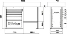 Beta Tools Model C59  C-R-Endurance Workbench 6 Drawers