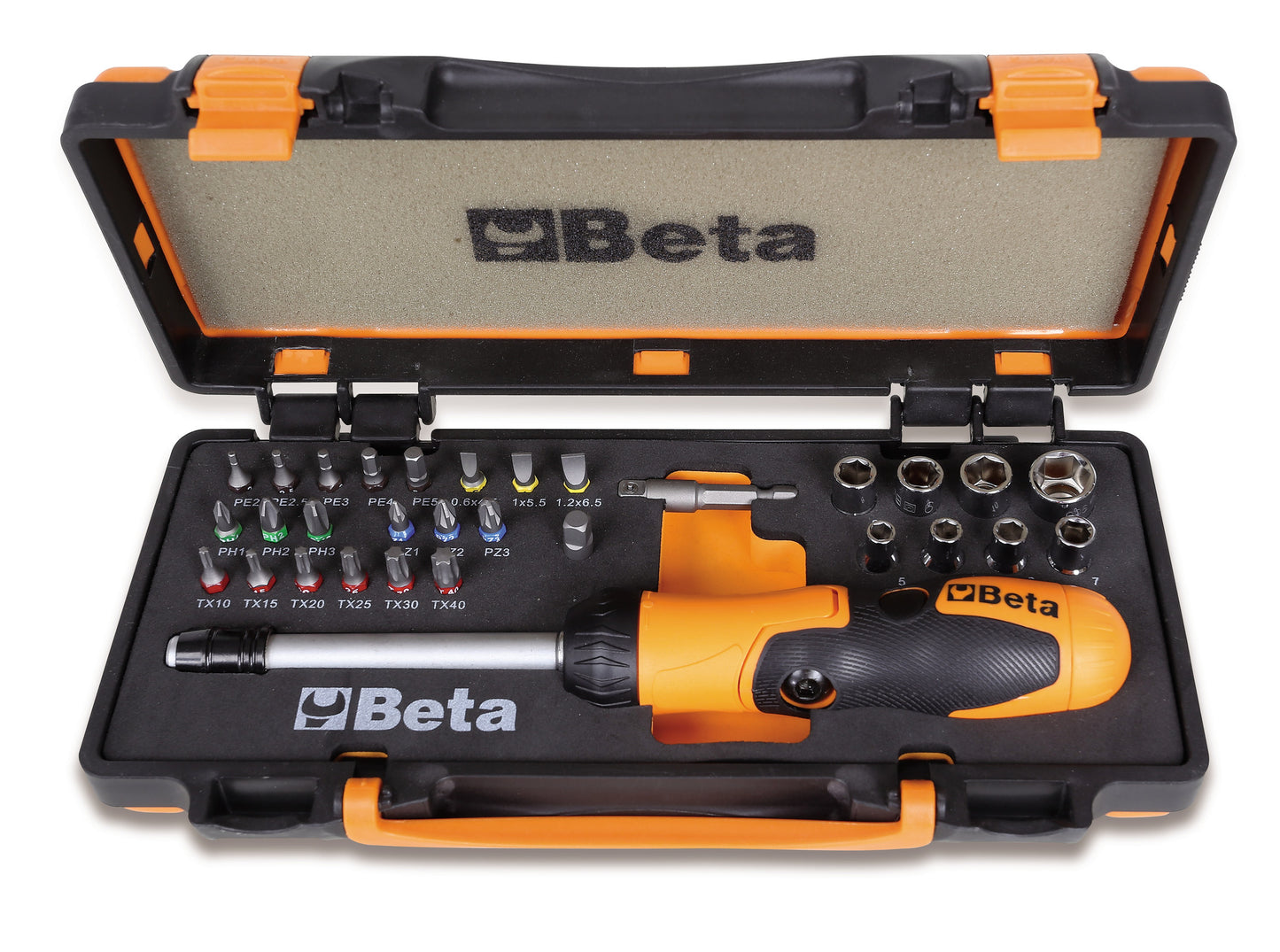 Beta Tools Model 860  C38P-1 Reversible Ratchet and Accessories