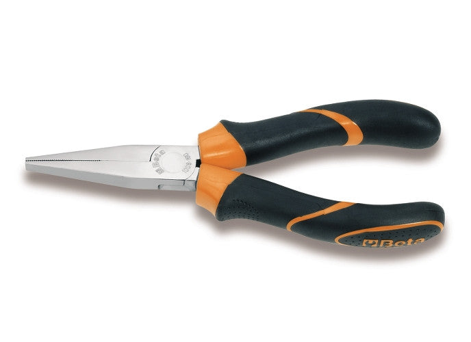 Beta Tools Model 1008  Bm160mm-Long Flat Knurled Nose Pliers