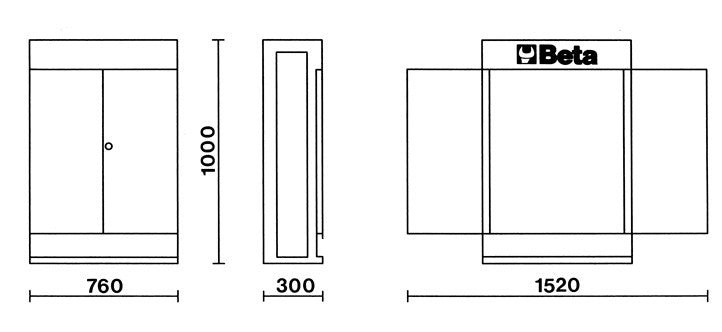 Beta Tools Model C53  Vg-Cargoevolution Tool Cabinets