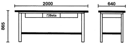 Beta Tools Model C56M  Workbench Orange