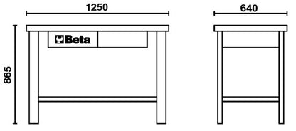Beta Tools Model C58  Mo-Workbench Orange