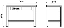 Beta Tools Model C58  Mg-Workbench Grey