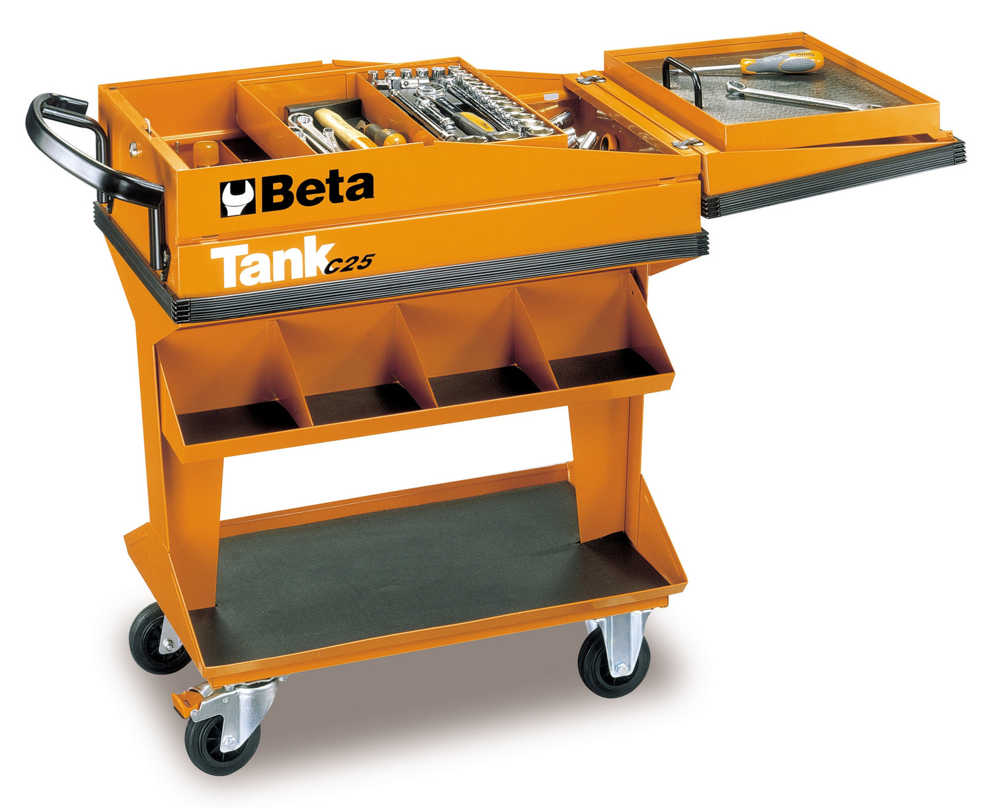 Beta Tools Model C25  Tank Trolley with Shelf