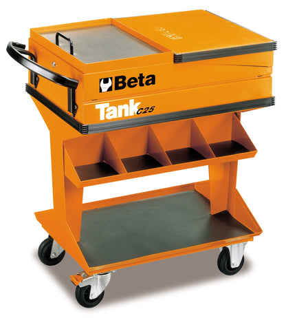 Beta Tools Model C25  Tank Trolley with Shelf