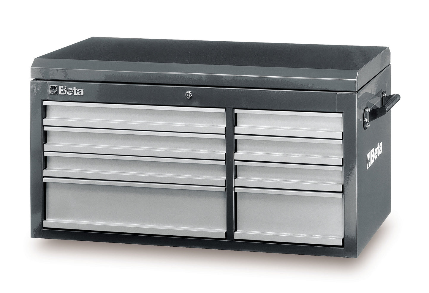 Beta Tools Model C38  Tg-Cab 8 Drawers + Top Chest Grey