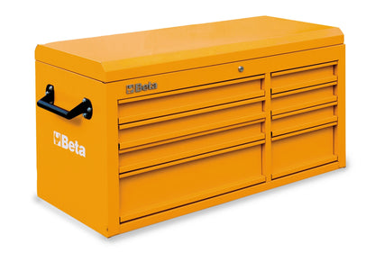 Beta Tools Model C38  To-Cab 8 Drawers + Top Chest Orange