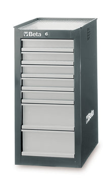 Beta Tools Model C38  Lg-Side Cab 7 Drawers Grey