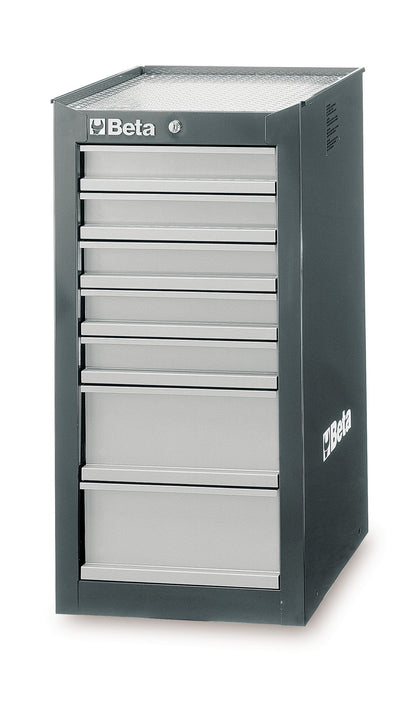 Beta Tools Model C38  Lg-Side Cab 7 Drawers Grey