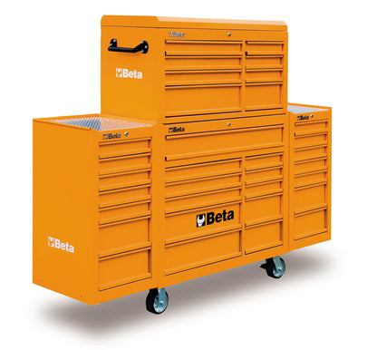 Beta Tools Model C38  Co-Mobile Roller Cab 33 Drawers Orange