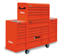Beta Tools Model C38  Cr-Mobile Roller Cab 25 Drawers Red