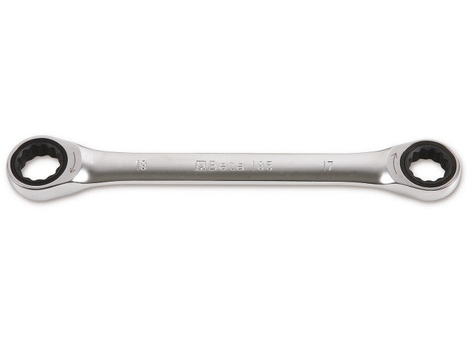 Beta Tools Model 195  12X13mm-Ratcheting Flat Bi-Hexagon Ring Wrenches
