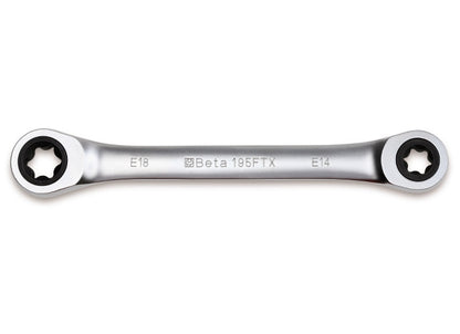 Beta Tools Model 195Ftx  E20Xe24-Ratcheting Double Wrenches