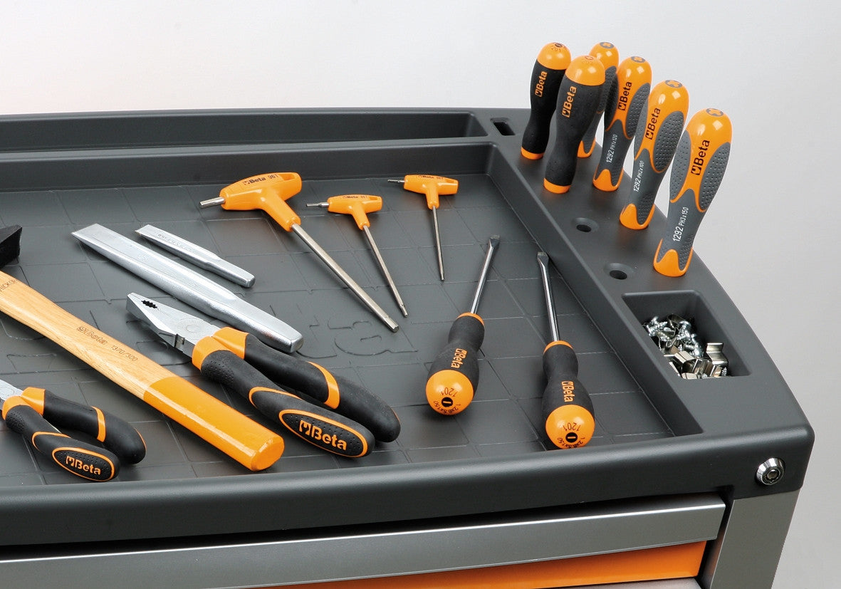 Beta Tools Model C39  O-Mobile Roller Cab 7 Drawers Orange