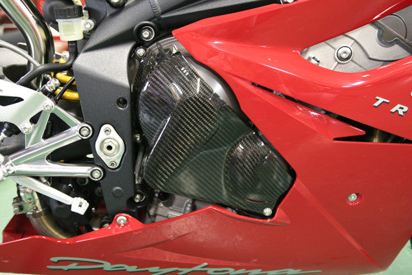 CARBONDRY - CARBON FIBER CLUTCH AND PULSE COVER FOR TRIUMPH DAYTONA 675 / STREET TRIPLE 2006/08