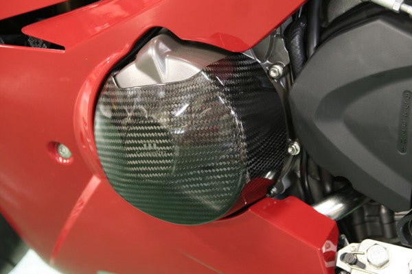 CARBONDRY - CARBON FIBER ALTERNATOR COVER FOR TRIUMPH DAYTONA 675 / STREET TRIPLE 2006/08