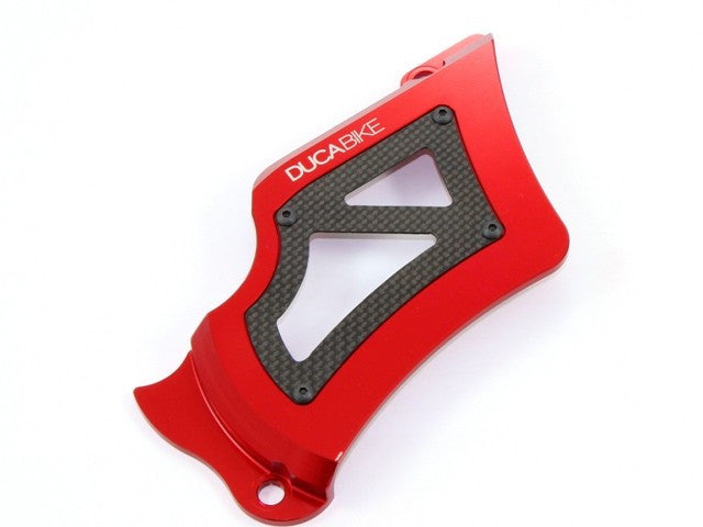 DBK Special Parts (Ducabike) Sprocket Cover w/ Plexiglass & Carbon Fiber Inserts for Ducati
