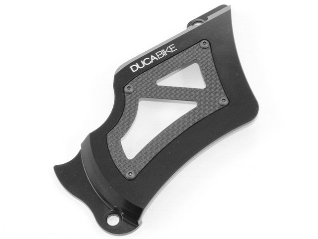 DBK Special Parts (Ducabike) Sprocket Cover w/ Plexiglass & Carbon Fiber Inserts for Ducati